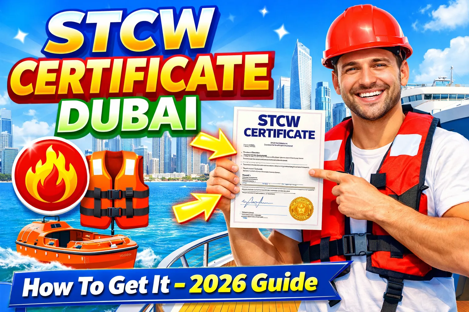 How to Get STCW Certificate in Dubai (Complete Guide for Seafarers)